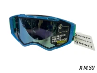 Очки мотокросс SCOTT XD3-41 коробка цв. оправы Сине-черный цв. стекла Желтый