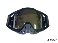 Очки мотокросс 100% XD3-10 коробка цв. оправы Черный цв. стекла Затемненный матовый