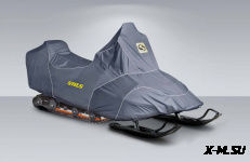 Чехол транспортировочный для снегохода STELS Рососмаха,  Viking 600, 800 ЧЕРНЫЙ