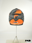 Шлем кроссовый HETOSHI OF836 EXOSS CROSS PRO MX289 цв.Черно-серо-оранжевый Матовый р.XL