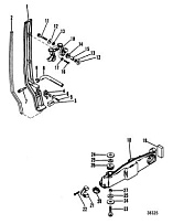 Крепления 2-Х ТАКТНОГО ПЛМ MERCURY 90 Серийный номер от 9483121 до 9506480