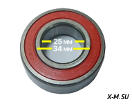 Подшипник УСИЛЕННЫЙ японский 6205-2RS NTN